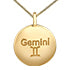 Load image into Gallery viewer, Zodiac Gemini Pendant and Chain - 10Kt Yellow Gold - Diamonds  | DX846YGEM
