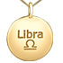 Charger l&#39;image dans la galerie, Zodiac Libra Pendant and Chain - 10Kt Yellow Gold - Diamonds  | DX846YLIB
