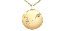 Charger l&#39;image dans la galerie, Zodiac Pieces Pendant and Chain - 10Kt Yellow Gold - Diamonds  | DX846YPIS
