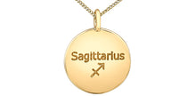 Charger l&#39;image dans la galerie, Zodiac Sagittarius Pendant and Chain - 10Kt Yellow Gold - Diamonds  | DX846YSAG
