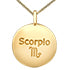 Charger l&#39;image dans la galerie, Zodiac Scorpio Pendant and Chain - 10Kt Yellow Gold - Diamonds  | DX846YSCO
