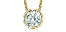 Charger l&#39;image dans la galerie, Solitaire Pendant - 14kt Yellow Gold - 0.51ct Lab Grown Diamond | PP4691Y/50C
