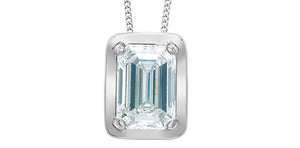 Necklace - 10kt White Gold - Laboratory Grown Diamonds | 70016