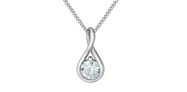 Necklace - 10kt White Gold - Laboratory Grown Diamonds | 70005