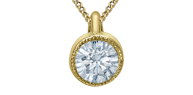 Necklace - 10kt Yellow Gold - Laboratory Grown Diamonds | 70011