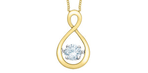 Necklace - 10kt Yellow Gold - Laboratory Grown Diamonds | 70044