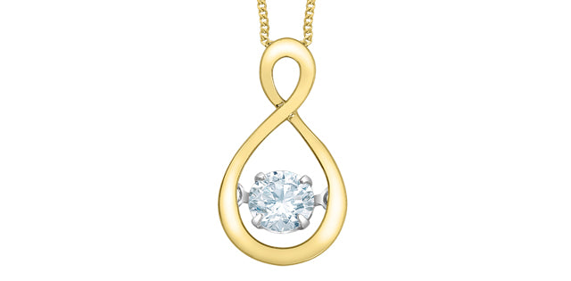 Necklace - 10kt Yellow Gold - Laboratory Grown Diamonds | 70044