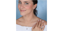 Load image into Gallery viewer, Pendant and Chain - Tanzanite &amp; Natural Diamonds-  10Kt Yellow Gold | DD8292YTZ
