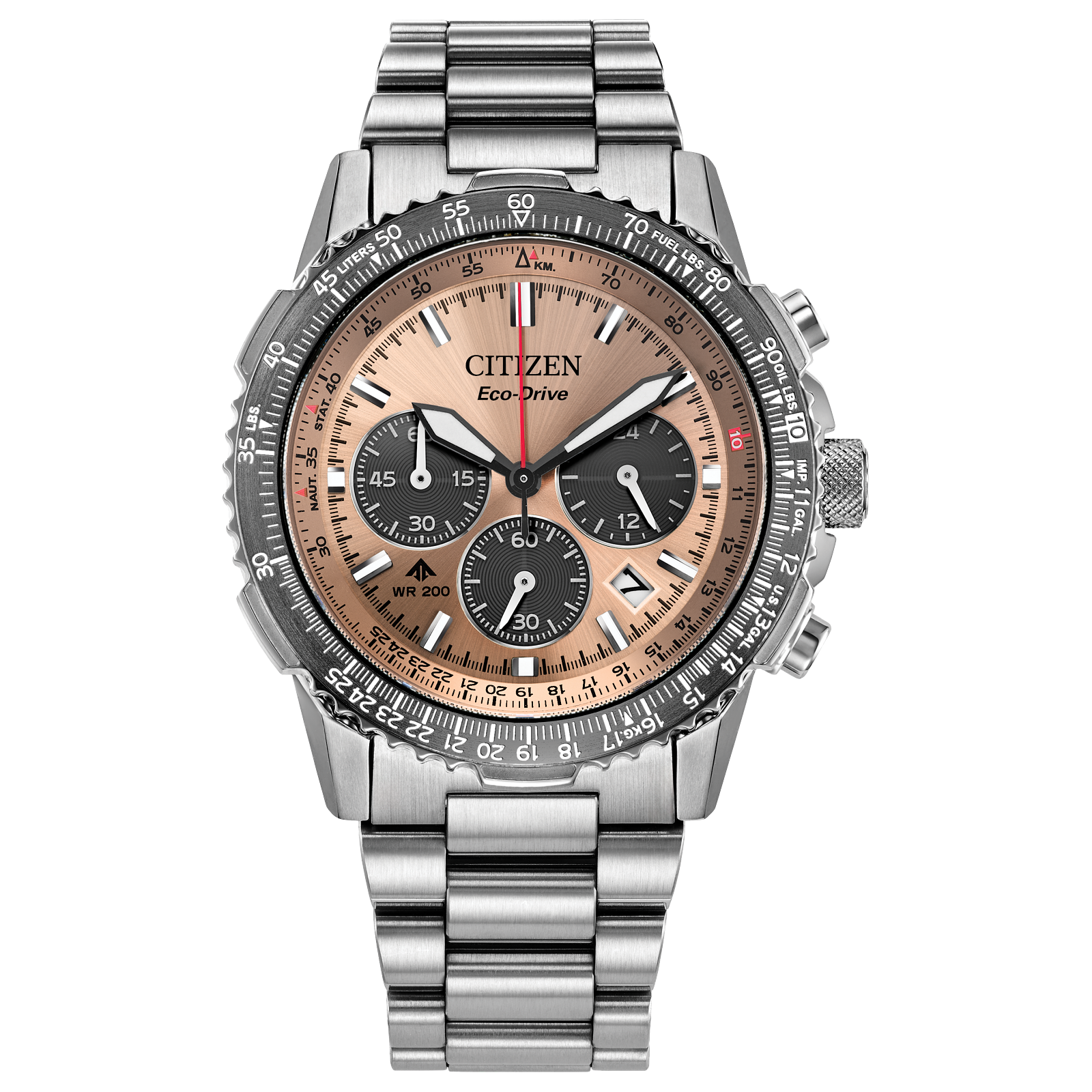 Citizen Promaster Navihawk - Salmon - 40mm | CA4664-60X – Assaleh Citizen Promaster Navihawk - Salmon - 40mm | CA4664-60X – Assaleh