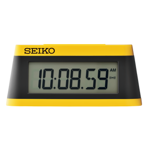 Seiko Alarm Clock -  Yellow & Black | QHL091Y