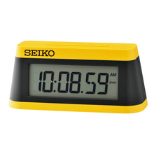 Load image into Gallery viewer, Seiko Alarm Clock -  Yellow &amp; Black | QHL091Y
