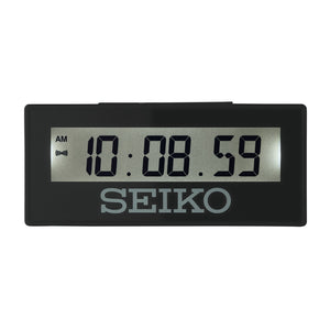 Seiko Alarm Clock - Black | QHL092K
