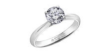 Load image into Gallery viewer, Ring - Natural Round Cut  Maple Leaf Diamonds - 18kt White Gold  | R10034WG/70-18
