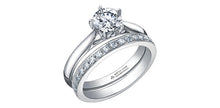 Charger l&#39;image dans la galerie, Ring - Natural Round Cut  Maple Leaf Diamonds - 18kt White Gold  | ML529W50
