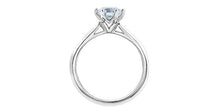 Charger l&#39;image dans la galerie, Ring -  Round cut Laboratory Grown Diamond -  14KT White Gold | 1.02ct round cut LGD
