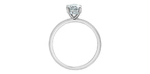 Load image into Gallery viewer, Ring - Oval Cut Laboratory Grown Diamond -  14KT White Gold | 1.00Ct
