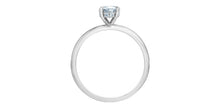 Load image into Gallery viewer, Ring - Oval Cut Laboratory Grown Diamond -  14KT White Gold | 0.70Ct

