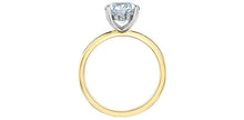 Load image into Gallery viewer, Ring - Oval Cut Laboratory Grown Diamond -  14KT Yellow and White Gold | 2.00Ct
