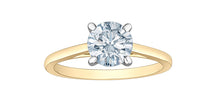 Load image into Gallery viewer, Solitaire Ring 14kt | LGD | 1.00ct round cut
