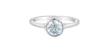 Load image into Gallery viewer, Ring -  Round cut Laboratory Grown Diamond -  14KT White Gold | 1.07ct round cut
