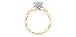 Solitaire Ring 14kt | LGD | 1.01ct princess cut