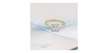 Load image into Gallery viewer, Solitaire Ring 14kt | LGD | 1.01ct princess cut
