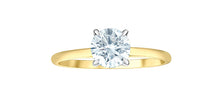 Load image into Gallery viewer, Solitaire Ring 14kt | LGD | 0.71ct round cut
