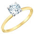 Load image into Gallery viewer, Solitaire Ring 14kt | LGD | 0.71ct round cut

