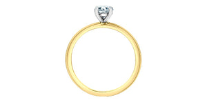 Solitaire Ring 14kt | LGD | 0.56ct round cut