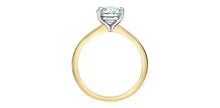 Load image into Gallery viewer, Solitaire Ring - Round cut Laboratory Grown Diamond -  14KT Yellow-White Gold | 1.61ct Round Cut
