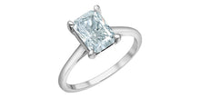 Load image into Gallery viewer, Ring - Radiant cut Laboratory Grown Diamond -  14KT White Gold | 2.00ct Radiant Cut
