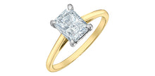 Load image into Gallery viewer, Ring - Radiant cut Laboratory Grown Diamond -  14KT Yellow and White Gold | 1.50ct Radiant Cut
