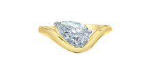 Load image into Gallery viewer, Solitaire Ring 14kt Lab Grown Diamond Pear Shape 1.57ct VS1-E | R10248YW/150
