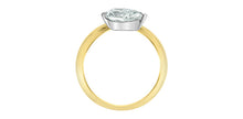 Load image into Gallery viewer, Solitaire Ring 14kt Lab Grown Diamond Pear Shape 1.57ct VS1-E | R10248YW/150
