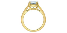 Load image into Gallery viewer, Solitaire Ring 14kt Yellow Gold - Lab grown diamonds Cushion cut 3.01ct VS1-E | R10300/300
