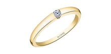 Charger l&#39;image dans la galerie, Diamond Ring Round Cut - 14kt Yellow Gold  | ML898Y08
