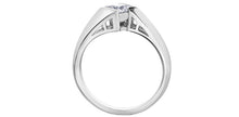 Load image into Gallery viewer, Diamond Ring Princess Cut - 10kt Gold  | AM133W08
