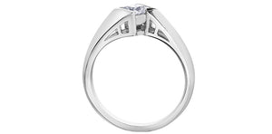 Diamond Ring Princess Cut - 10kt Gold  | AM133W08