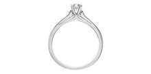 Charger l&#39;image dans la galerie, Ring - Natural Round Cut Canadian Diamond - 14Kt White Gold  | AM106W20
