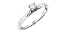 Charger l&#39;image dans la galerie, Ring - Natural Round Cut Canadian Diamond - 14Kt White Gold  | AM106W20
