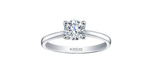 Charger l&#39;image dans la galerie, Ring - Natural Round Cut  Maple Leaf Diamonds - 18kt White Gold  | R1876WG-70
