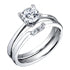 Charger l&#39;image dans la galerie, Ring - Natural Round Cut  Maple Leaf Diamonds - 18kt White Gold  | R1876WG-70
