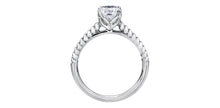 Load image into Gallery viewer, Ring - Natural Round Cut  Maple leaf diamonds - 18kt White Gold  | ML377W80
