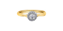 Load image into Gallery viewer, Diamonds ring - 10kt yellow &amp; white gold | AM363YW20
