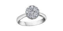 Load image into Gallery viewer, Ring 14kt White Gold - 0.66ct Total Natural Diamond | DX729W66
