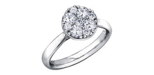 Charger l&#39;image dans la galerie, Ring 14kt White Gold - 0.66ct Total Natural Diamond | DX729W66
