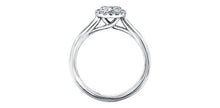 Load image into Gallery viewer, Ring 14kt White Gold - 0.33ct Total Natural Diamond | R30238WG/33
