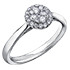 Ring 14kt White Gold - 0.50ct Total Natural Diamond | DX702W50