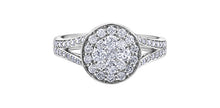 Charger l&#39;image dans la galerie, Ring 14kt White Gold - 1.00ct Total Natural Diamond | DX734
