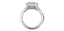 Charger l&#39;image dans la galerie, Ring 14kt White Gold - 1.00ct Total Natural Diamond | DX734
